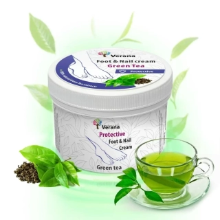 Ochranný krém na nohy a nehty "ZELENÝ ČAJ"